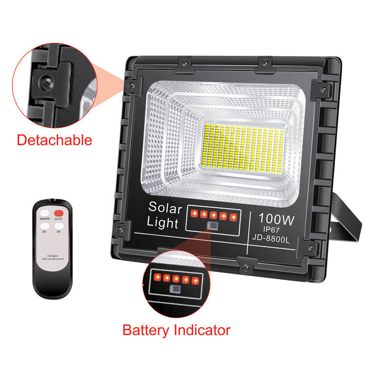 Capteur de mouvement solaire extérieur de lumière d'inondation de jardin de LED actionné avec le contrôle léger intelligent
