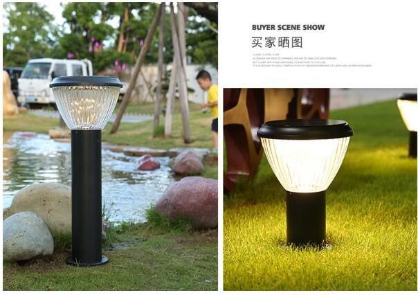 Lumière solaire de jardin de LED 5W imperméable pour la voie extérieure de jardin d'allée de patio de yard