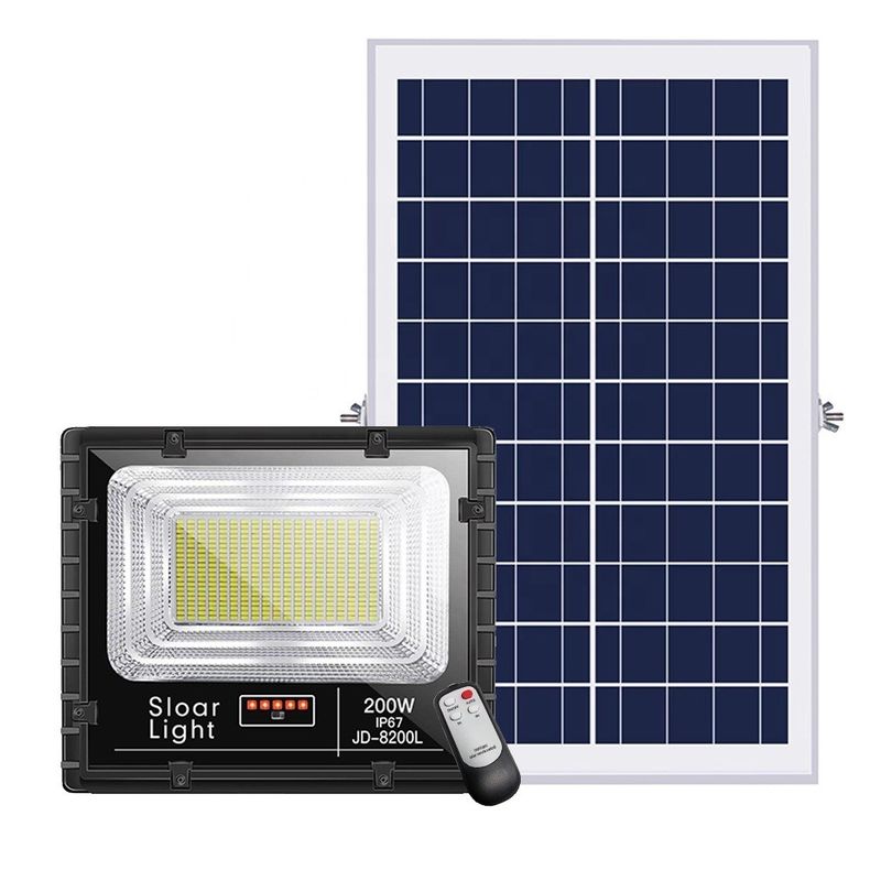 Capteur de mouvement solaire extérieur de lumière d'inondation de jardin de LED actionné avec le contrôle léger intelligent