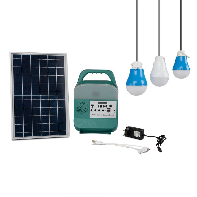 Système réduit de production d'électricité solaire allumant la montagne campante de sports en plein air augmentant l'à télécommande