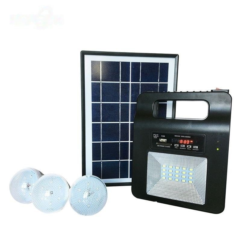Coupure électrique lumières solaires de secours de 5 watts avec le chargeur de téléphone portable
