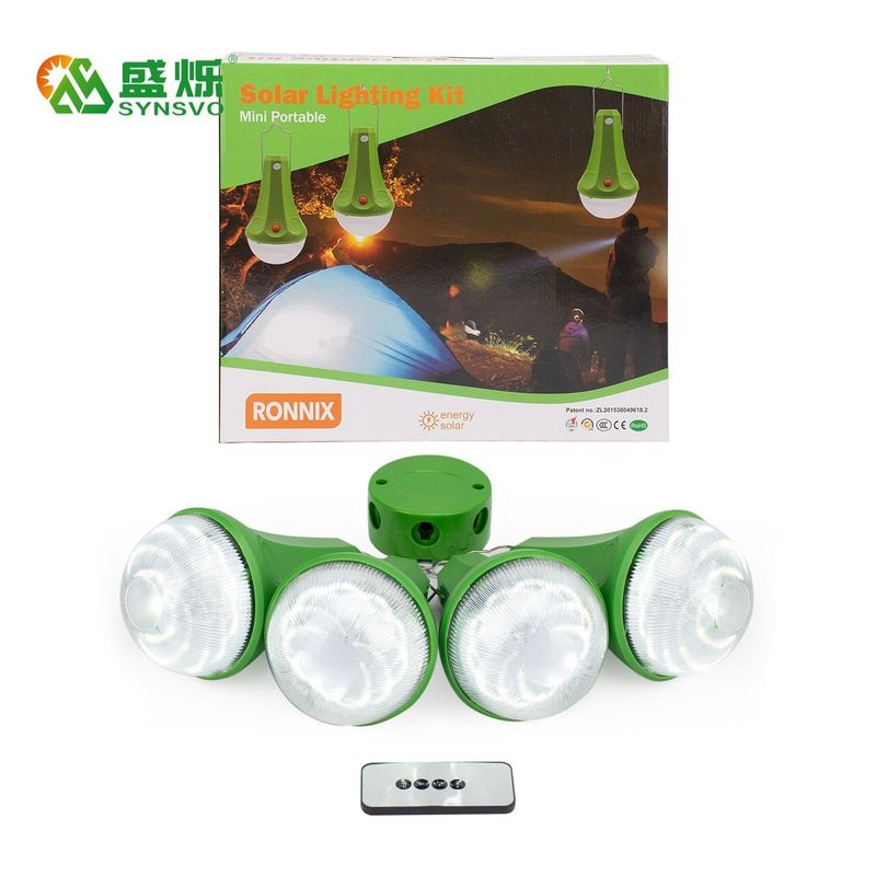 435lum à télécommande Mini Home Lighting System solaire 14Hours au temps de travail 48Hours