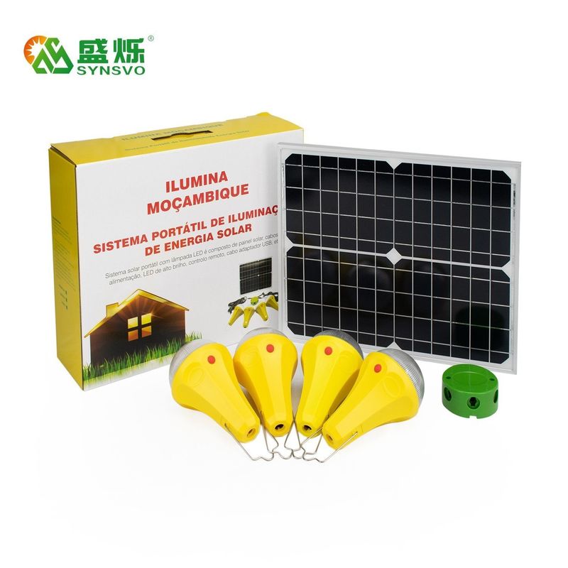 435lum à télécommande Mini Home Lighting System solaire 14Hours au temps de travail 48Hours