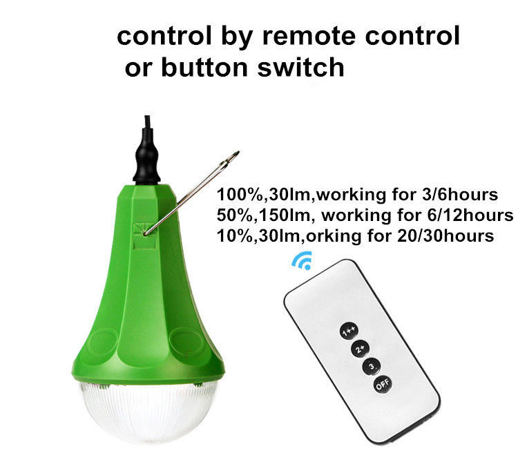 435lum à télécommande Mini Home Lighting System solaire 14Hours au temps de travail 48Hours
