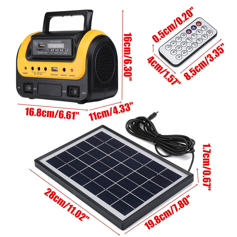 Centrale à la maison solaire de solution originale de puissance, nouveau Mini Solar Home System avec les lumières solaires bon marché