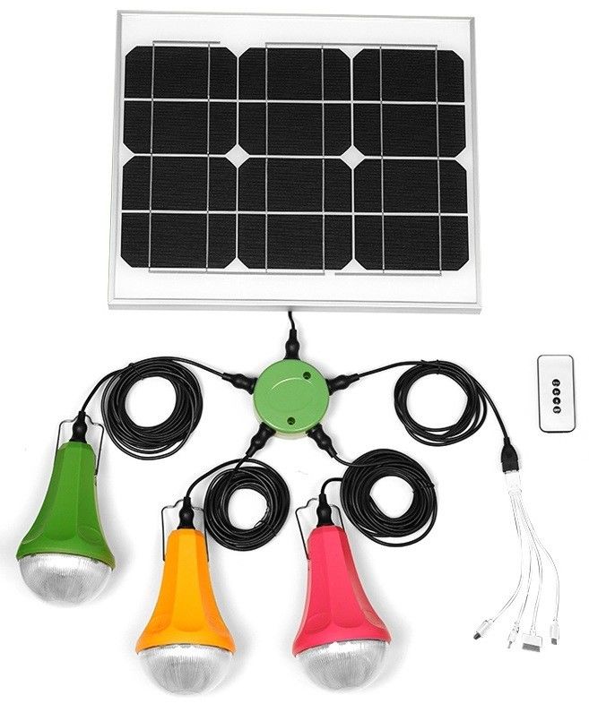 Le panneau solaire global du lever de soleil 6W 6V a mené le kit léger 11Hours au temps de travail 30Hours