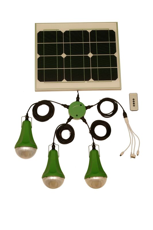 Panneau solaire Mini Home Lighting System de système d'alimentation solaire avec le chargeur mobile SRE-88G-3