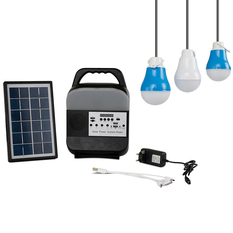 Kits de allumage solaires portatifs/panneaux solaires pour le système d'éclairage à la maison SRE-583