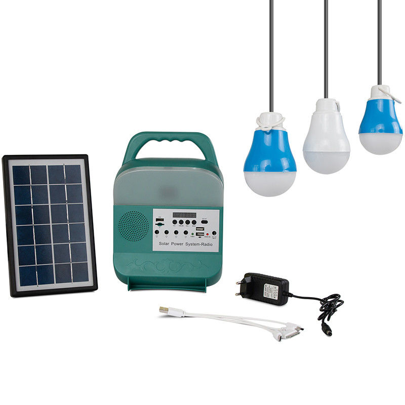 Kits de allumage solaires portatifs/panneaux solaires pour le système d'éclairage à la maison SRE-583