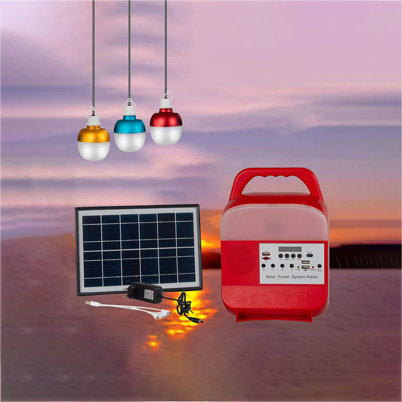 Ampoules solaires portatives du marché de nuit de 15 volts 5W*3PCS pour des sorties