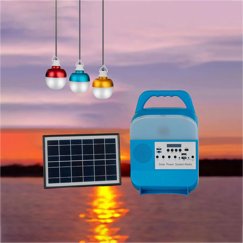Ampoules solaires portatives du marché de nuit de 15 volts 5W*3PCS pour des sorties