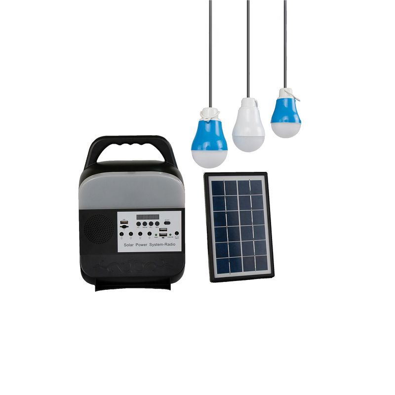 15 heures de LED actionnée solaire allume les lumières 5W solaires portatives pour la maison