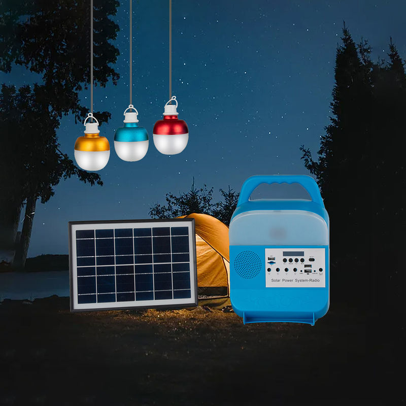 USB rechargeable portatif chargeant la lumière d'intérieur actionnée solaire de secours pour la lumière solaire de secours de l'utilisation à la maison LED