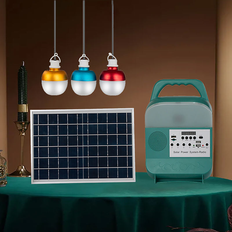 La lampe à énergie solaire d'énergie solaire d'ampoule portative solaire légère extérieure en gros de lampe a mené l'éclairage