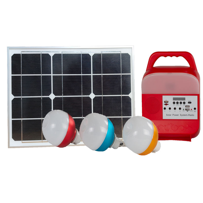 La banque LED d'énergie solaire d'OIN 15W allume la cellule cristalline mono outre du kit de allumage solaire de grille