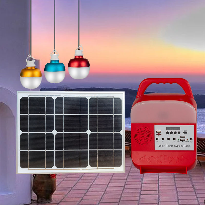 La banque LED d'énergie solaire d'OIN 15W allume la cellule cristalline mono outre du kit de allumage solaire de grille