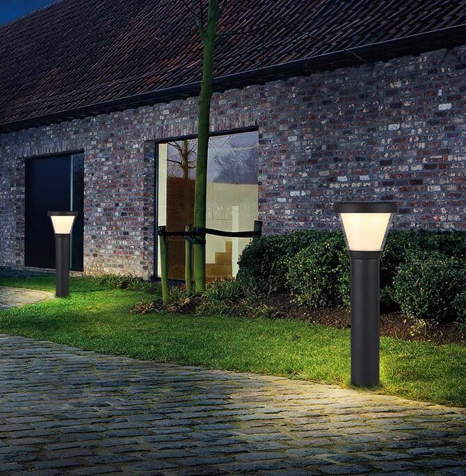 Lampe solaire décorative extérieure solaire blanche lumineuse de jardin de réverbère de 12Hours 100LM