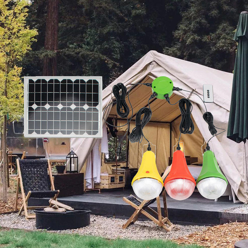 lampes actionnées solaires extérieures des ampoules solaires portatives mono LED du panneau 11-30Hours