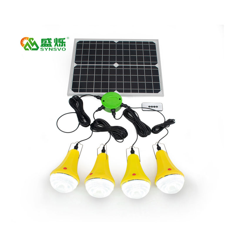 CE ROHS 11-30Hrs 4PCS Lampes au lithium Système solaire pour l'éclairage domestique Prix Lumière extérieure à énergie solaire intégrée