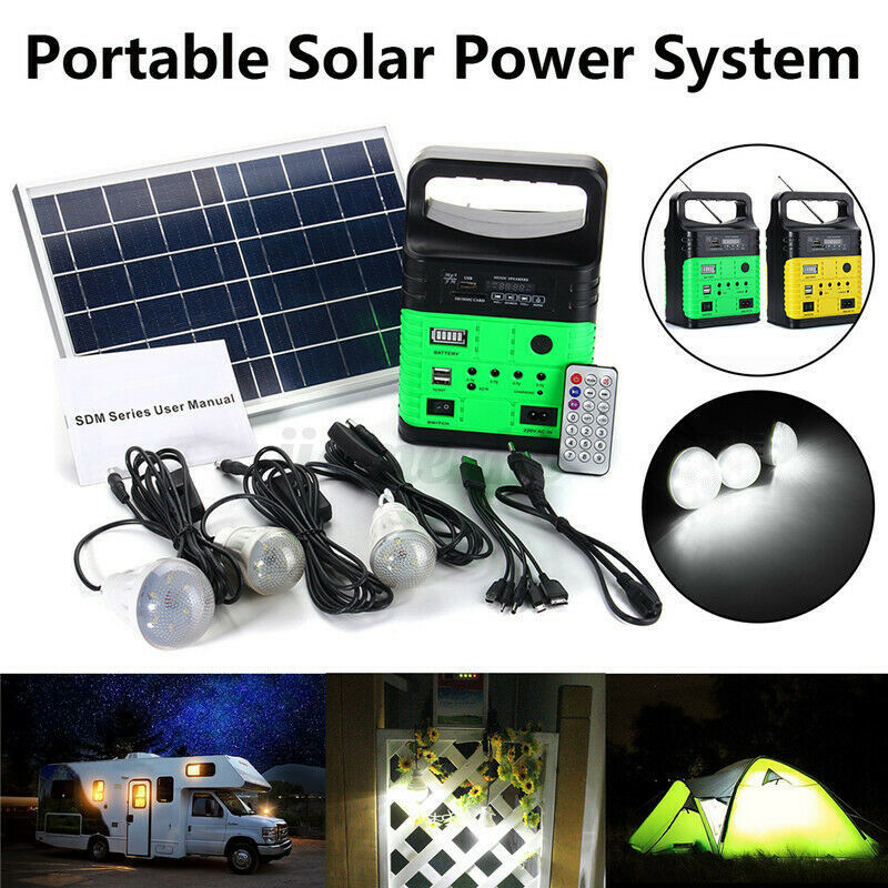Système par radio solaire de allumage d'intérieur solaire de panneau solaire de lumières globales de lever de soleil de radio solaire de FM