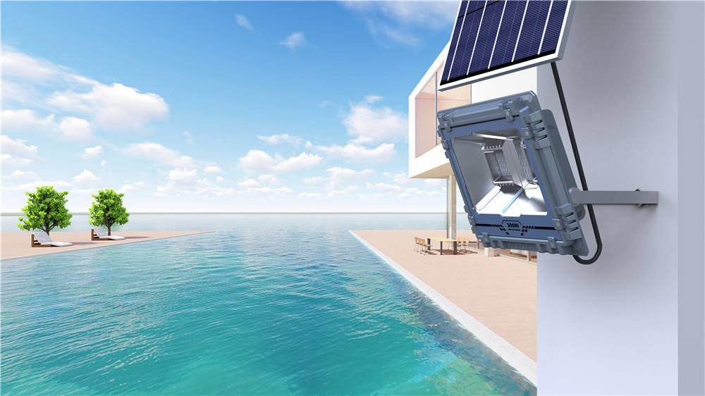 Lumière menée solaire élevée 100W 200W 300W 500W 800W de sécurité de lumière d'inondation du lumen aw