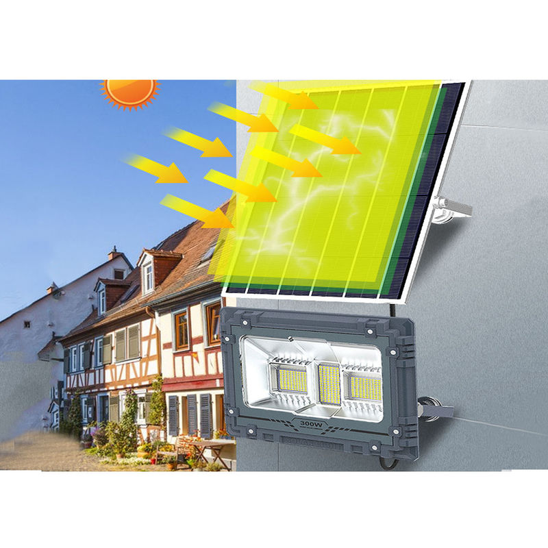 Projecteur de l'énergie solaire LED de Synsvo outre de grille avec la lumière solaire de panneau d'affichage du capteur 500W