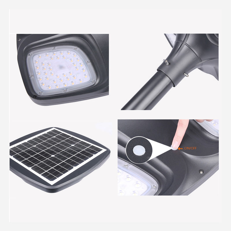 IP65 C.C solaire imperméable 6V de la lampe 3500K de jardin de capteur de puissance de réverbère du trèfle LED