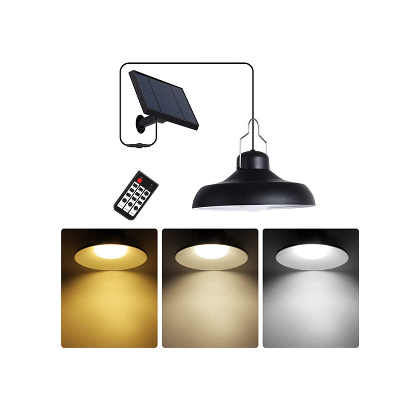 Le travail LED a jeté les kits légers solaires 6500K pour la lampe solaire campante de jardin de yard