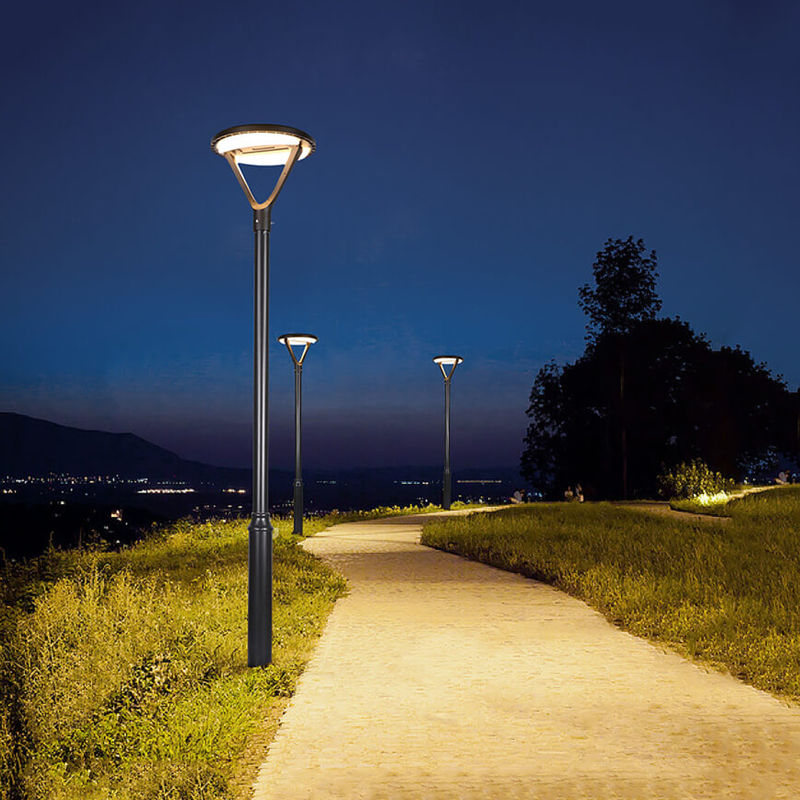 Article décoratif de puissance de lumière de pilier de porte de vente chaude allumant la lumière solaire extérieure de jardin de LED