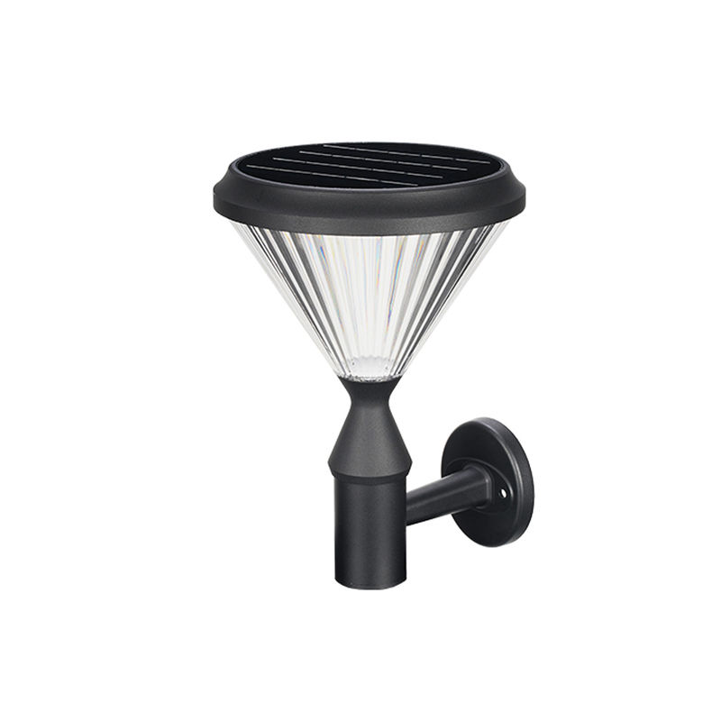 Lampe de sécurité sans fil extérieure de lumière solaire de mur de l'intense luminosité 5w de C.C 6V SMD2835