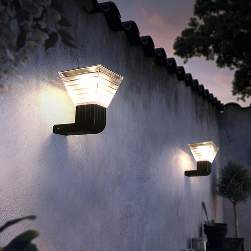 paysage extérieur moderne extérieur de jardin de 90 de lm/w LED de lumière solaire de mur ABS de la lampe 3.2V