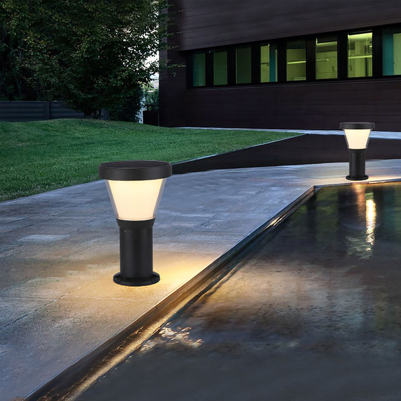 Lumière solaire mono de jardin de Crystal Silicon 5V décorative tout dans des lampes d'un parc