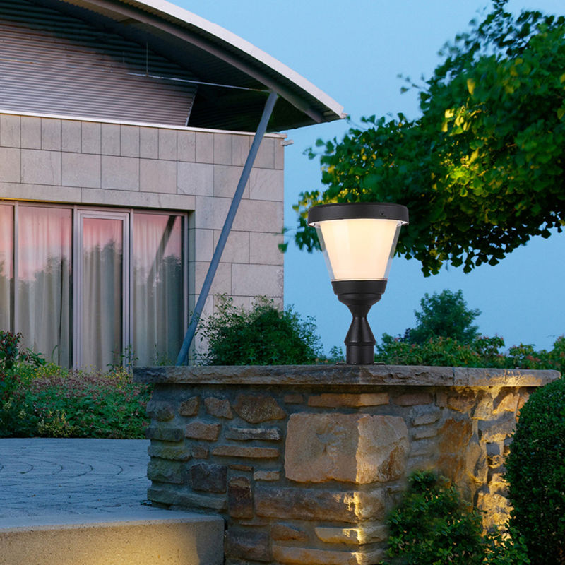 Les lumières solaires extérieures de courrier de Main Gate Pillar 3.2V LED de barrière font du jardinage décor