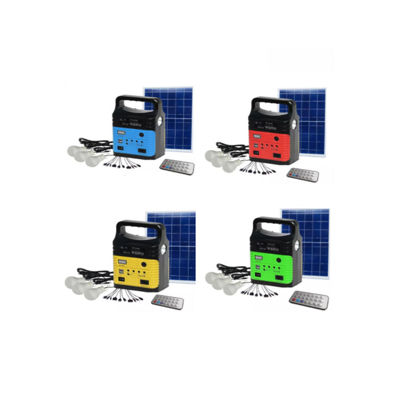 radio portative MP3 Mini Outdoor Camping de système de l'alimentation 7500mah solaire Kit With Built In FM