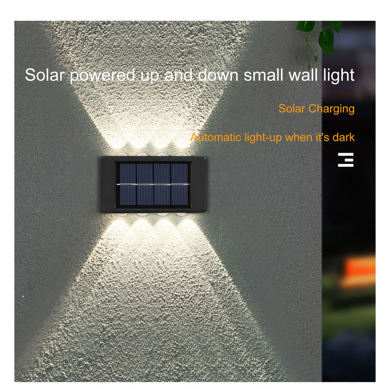 Jardin décoratif extérieur solaire imperméable rougeoyant de la lumière 600mah LED de mur de l'atmosphère