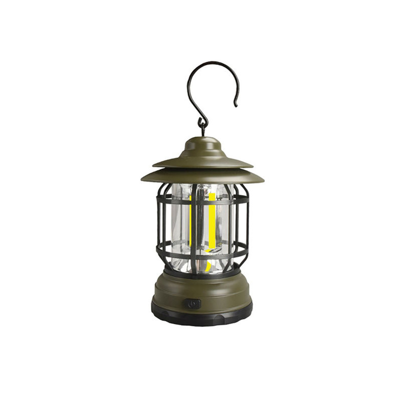 Dimension compacte 13*12*20cm mené extérieur de lampe de tente de Mini Retro Solar Garden Light