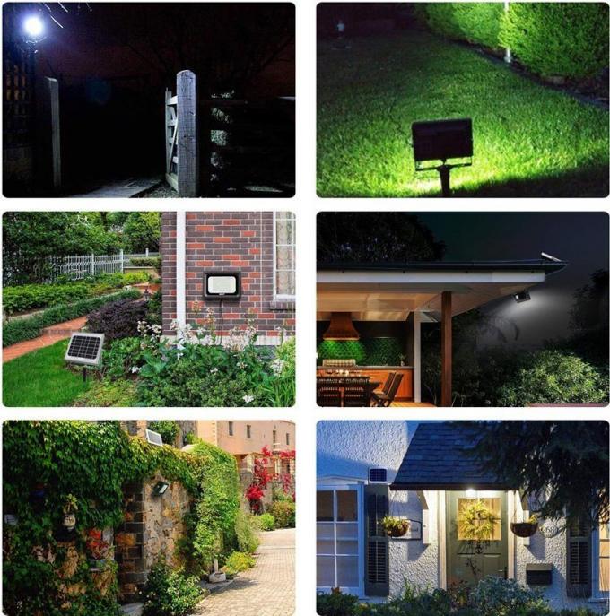 Lumière d'inondation solaire solaire extérieure du degré de sécurité LED de la lampe 100W pour solaire de réverbère de jardin actionné