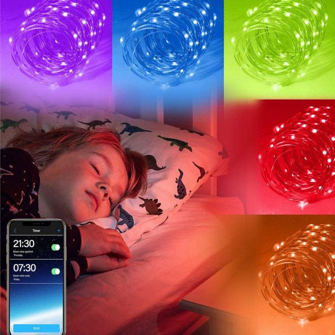 Lampe imperméable extérieure d'USB de nouvelle de LED lampe d'en cuivre avec la vente en gros décorative de ficelle de lampe de couleur de basse tension