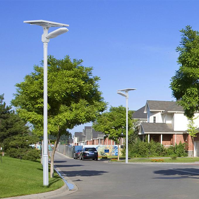 Les lumières globales de lever de soleil, énergie de la lumière imperméable extérieure lumineuse superbe solaire de réverbère ont intégré Polonais photovoltaïque LED allumant le réverbère