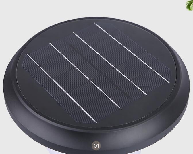 lumière actionnée solaire de parc de jardin du paysage 3W avec Polonais