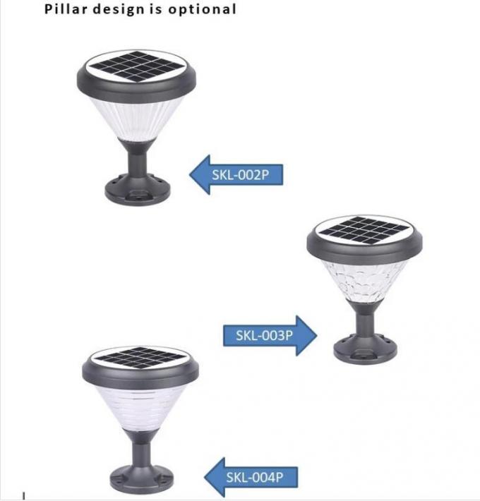 La décoration solaire de mise à jour allume la fabrication solaire de LED Alu Mertails améliorent le prix dénomment la couleur blanche blanche et pure jaune