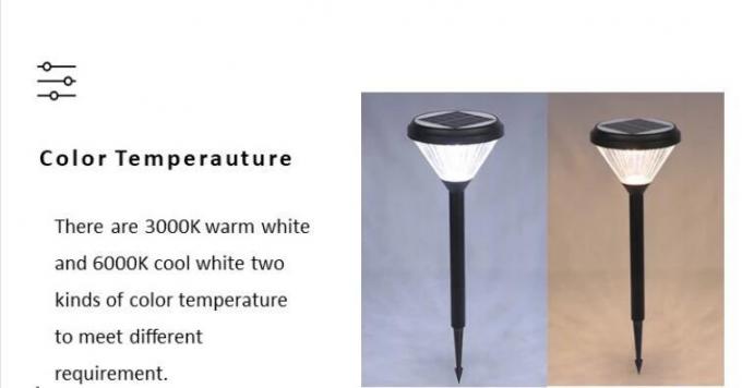 Lumières de lever de soleil de Spike Solar Garden Light Global de pelouse de yard de fonte d'aluminium