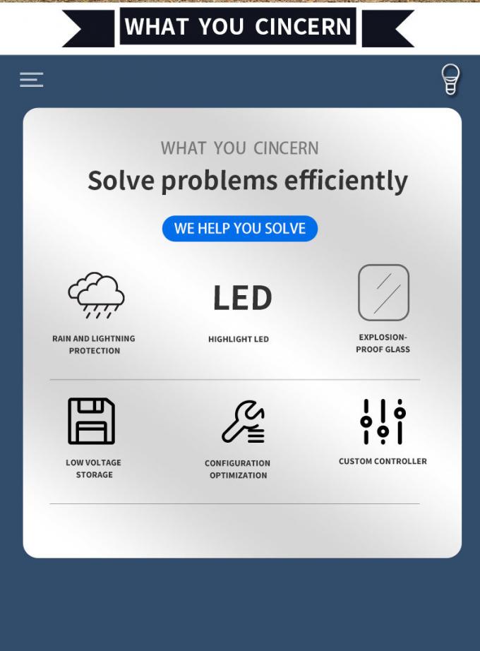 Réverbère solaire imperméable de route de jardin de pays de cour de la route extérieure LED de route