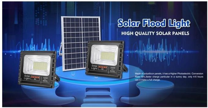  Projecteur solaire de allumage extérieur de LED avec la batterie au lithium à télécommande