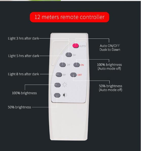 Lumière solaire du jardin LED 25W 60W 100W Jd-8840