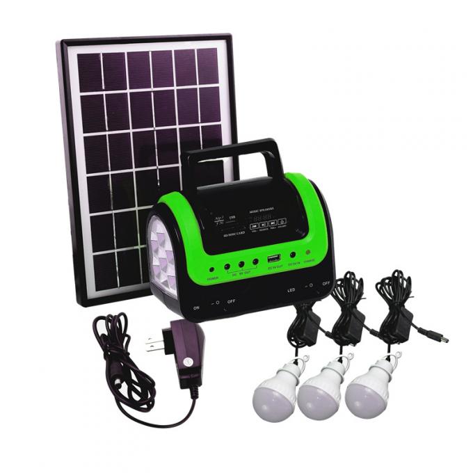 Nouvelle lampe solaire portative avec la lampe solaire de 3 LED avec la lumière solaire mobile de la charge 5W 6V