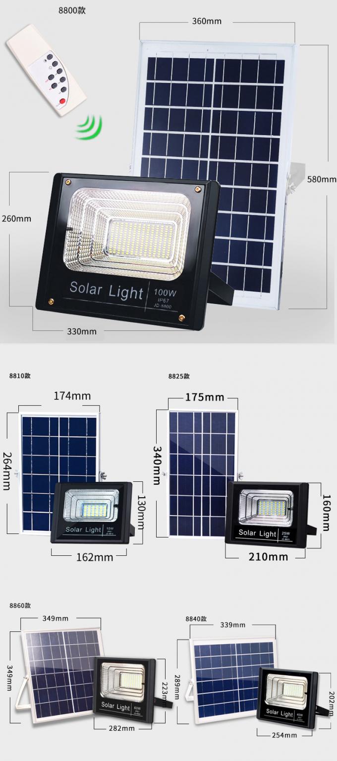 Lumière d'inondation solaire 25W 40W avec la région imperméable de -grille de lumière de l'étape IP67