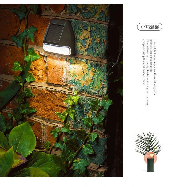Barrière 2LED Light solaire extérieure actionnée solaire de Decking de chemin d'étape de lampe de Wall Lights Garden de barrière