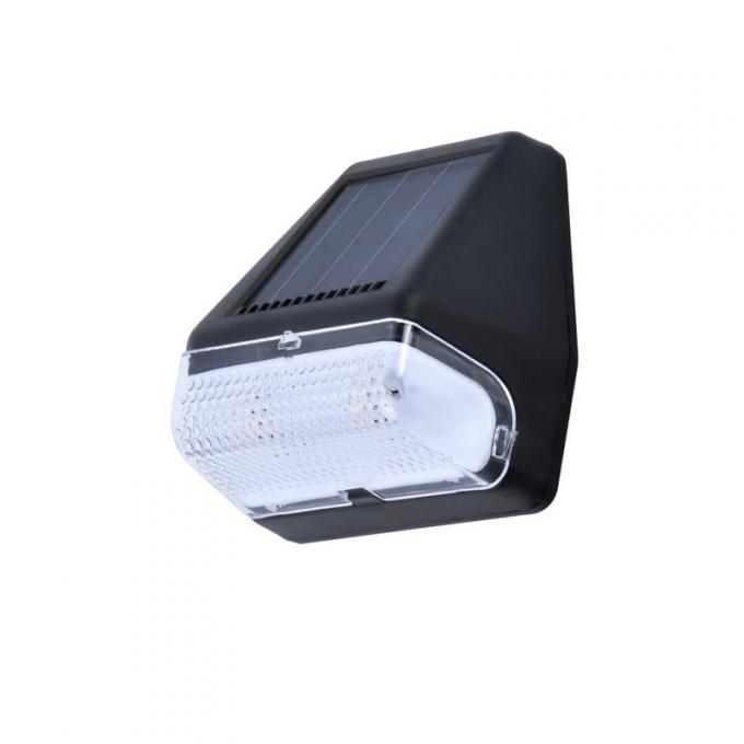Barrière 2LED Light solaire extérieure actionnée solaire de Decking de chemin d'étape de lampe de Wall Lights Garden de barrière