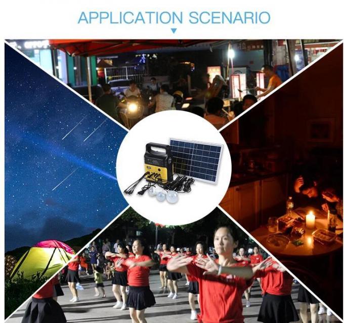 Aventure 2021 campante extérieure légère solaire électrique avec l'éclairage à télécommande de la radio LED de Bluetooth